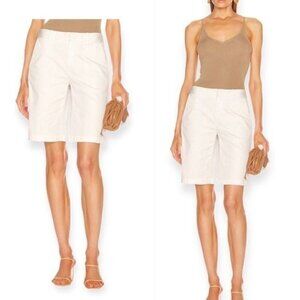 Nili Lotan Granada Stretch-cotton Twill Shorts size  2